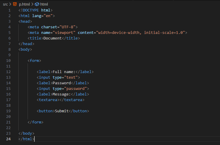 html-form-code