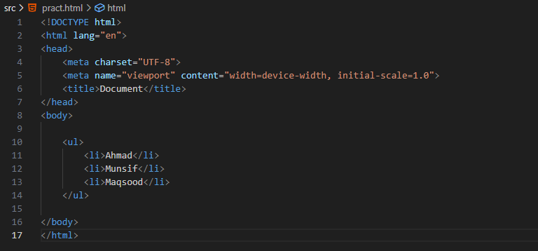 html-ul-code